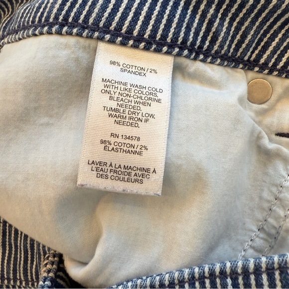 Vineyard Vines Women's Striped Denim Jeans Size 27 Multicolor Straight - Picture 6 of 15